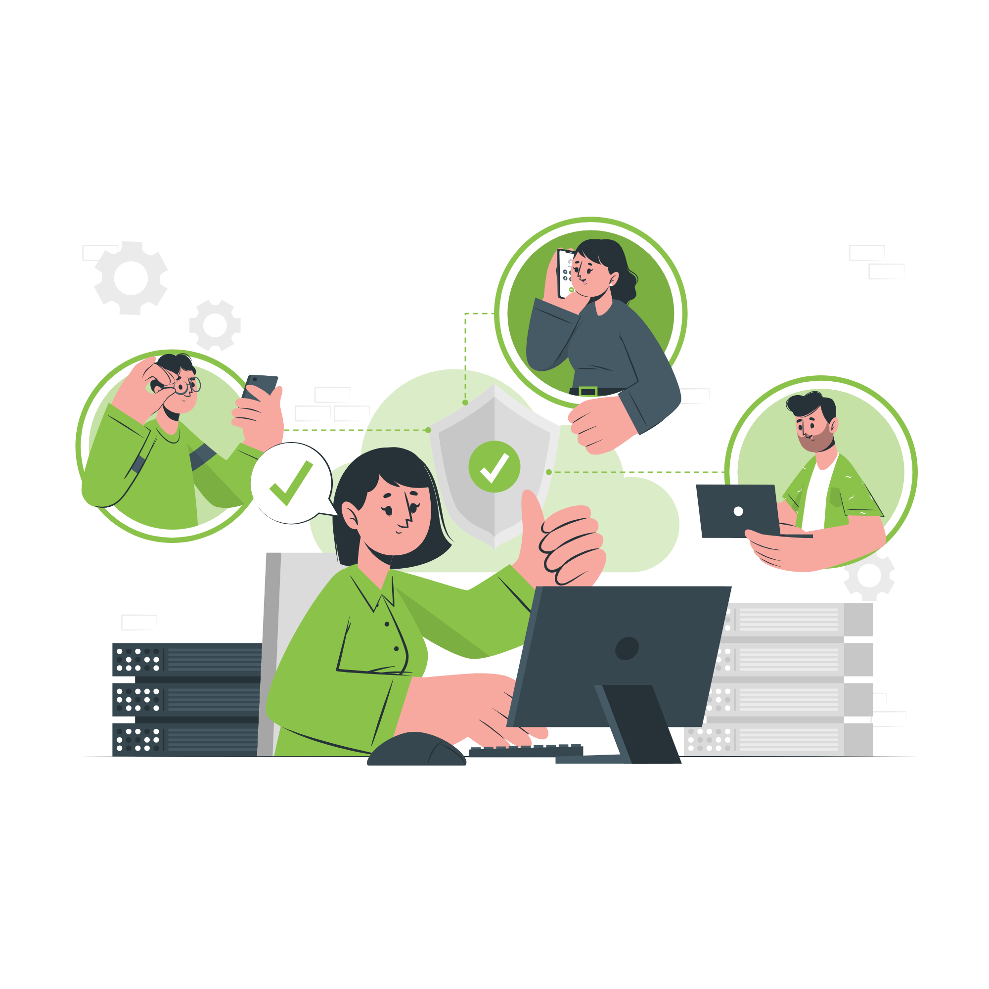 IT Team illustration